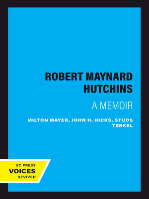 cover image of Robert Maynard Hutchins